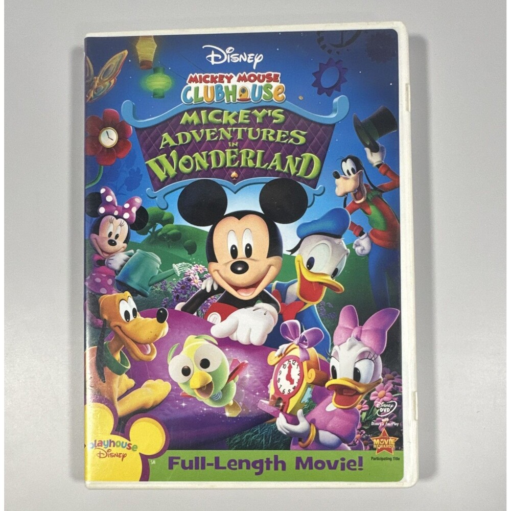 Disney Mickey Mouse Clubhouse Mickey's Adventures in Wonderland DVD G 2009 NTSC